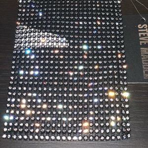 Steve Madden Rhinestone phone shoulder bag